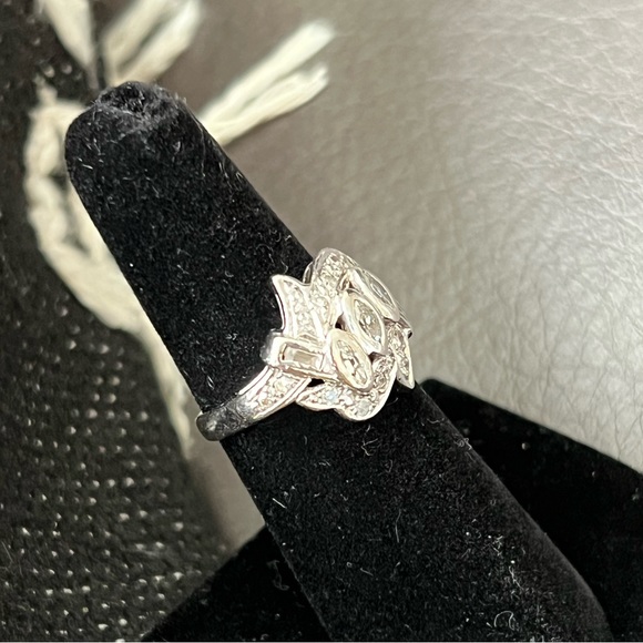 Vintage EREV Harold Freeman 14K Gold Diamond Ring - Picture 8 of 8